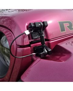Combat Off Road 99-1091 Black Out Series Off-the-Turnbuckle Hood Latches for 07-25 Jeep Wrangler JK, JL & Gladiator JT