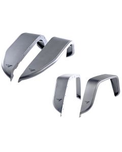 Jeep JT Full Assault Raw Aluminum Fender Kit - Front/Rear