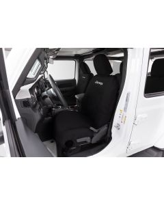 Covercraft  "Jeep" Logo Endura SeatSaver Front Seat Covers for 18-24 Jeep Wrangler JL & Gladiator JT