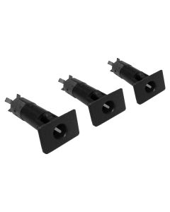 Crown Automotive 5FB63RXAK Half Door Pin Inserts in Black (3 Pack) for 87-06 Jeep Wrangler YJ, TJ & Unlimited