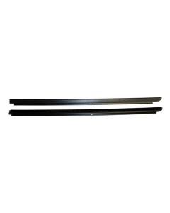 Crown Automotive 55395268K Door Glass Weatherstrip Set for 07-18 Jeep Wrangler JK with Full Steel Doors