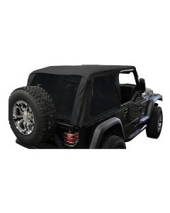 Crown Automotive  Bowless Soft Top with Tinted Windows  for 97-06 Jeep Wrangler TJ 