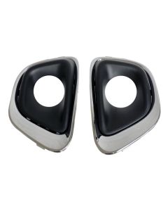 Crown Automotive 68213204K Front Fog Lamp Bezels for 14-17 Jeep Compass MK