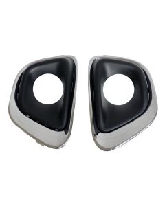 Crown Automotive 68213204K Front Fog Lamp Bezels for 14-17 Jeep Compass MK