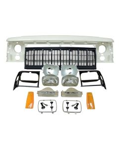 BLACK GRILL KIT FOR 91-96 CHEROKEE XJ