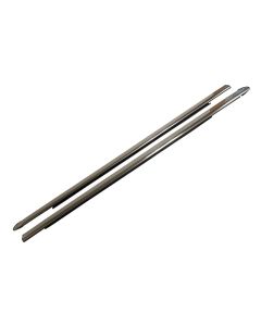 Crown Automotive 55078162K Front Outer Door Glass Weatherstrip Set for 05-07 Jeep Grand Cherokee WK