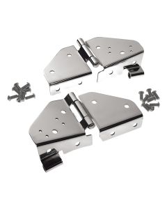 WINDSHIELD HINGES BLK SS 76-95 CJ/YJ