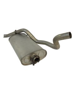 Crown Automotive 5096297AA Replacement Stainless Steel Muffler & Tail Pipe for 99-01 Jeep Grand Cherokee WJ with 4.0L Engine