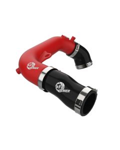 aFe Power - BladeRunner 2-1/2 IN Aluminum Hot Charge Pipe Red Jeep Wrangler (JL) 24-25 L4-2.0L (t)