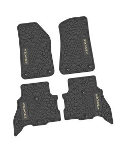 21-24 Jeep 4xe Front and RearTire Tread/Scorched Earth Scene w/ 4xe Insert - Black w/ Tan Insert