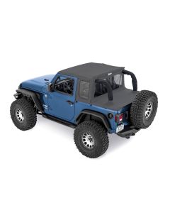 Halftop Soft Top - '18-22 Wrangler JL 2-Door (Black Diamond)