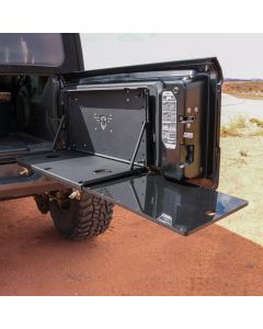 Combat Off Road 99-1041 Tailgate Table with Food Grade Cutting Board for 07-26 Jeep Wrangler JK & JL