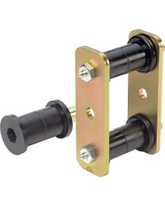 ROCKRUSH SHACKLE .00IN YJ-FRONT-BLACK