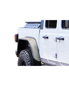 Warrior Products  Rear Tube Fender Flares for 20-23 Jeep Gladiator JT 