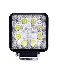 4" LED Square Work Light, Flood Beam