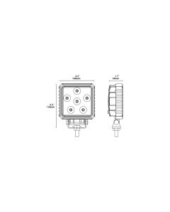 Blazer International  4" LED Square Work Light 