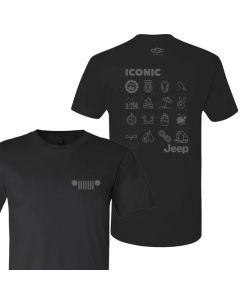 Jeep Merchandise  Men's Jeep Iconic T-Shirt in Black 