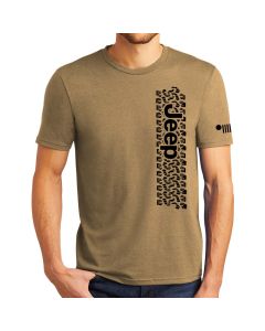 Mens Jeep® Track - Triblend Coyote Brown 3XL