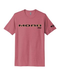 Jeep Merchandise  Men's Jeep Moab Badge T-Shirt in Heather Clay  