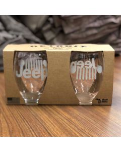 Jeep Merchandise  Jeep Logo Wine Glass Set 