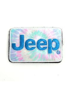 Patch - Jeep Tie-Dye Heat Seal Backing