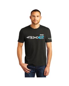 Jeep Merchandise  Men's Jeep 4xE T-Shirt in Black Tri-blend 