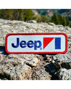 Patch - Jeep 1970-1987 Logo Heat Seal Backing