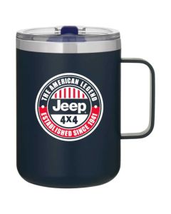 Jeep Merchandise  Jeep American Legend Powder Coated Camper Mug -16oz  