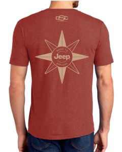 Jeep Merchandise  Men's Jeep Compass T-Shirt in Spice Heather 
