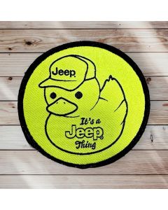Patch - Jeep Duck - It's A Jeep Thing Heat Seal Backing