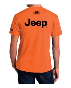 Jeep Merchandise  Men's Jeep Explore the Detours T-Shirt in Orange 