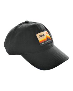 Hat - Jeep Have Fun Out There Patch Garment Washed Black