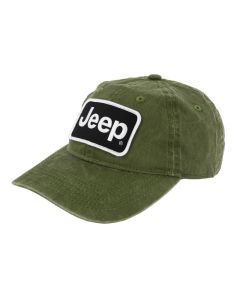Hat - Jeep Chino Twill Patch - Light Olive