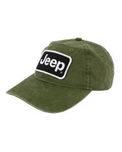 Hat - Jeep Chino Twill Patch - Light Olive