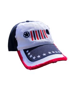 Jeep Merchandise  Jeep Stars and Stripes Grille Hat 