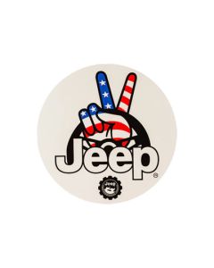 Jeep Merchandise  4" Jeep Logo Circle Jeep Sticker 
