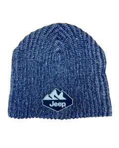 Jeep Merchandise KH-JeepRangeMblu Jeep Knit Patch Hat Range Beanie Hat 