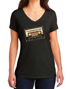 Jeep Merchandise  Ladies Jeep Adventure Mixtape T-Shirt in Black  