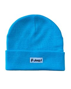 Hat - Jeep Pines Patch Flip Knit Aqua