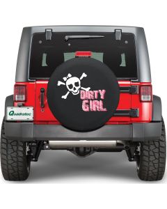 HBS TIRE COVER DTY GRL SKULL 34X8 BLK