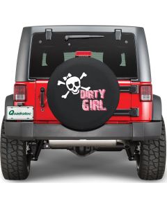 HBS TIRE COVER DTY GRL SKULL 30X10 BLK