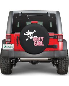 HBS TIRE COVER DTY GRL SKULL 31x11 BLK