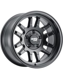 DIRTY LIFE CANYON 9310 MATTE BLACK 17X9 6-139.7 -12MM 106MM 4.53BS