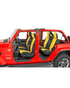 DIVER DOWN NEO SEAT COVER YEL JLU W/ RR ARMREST