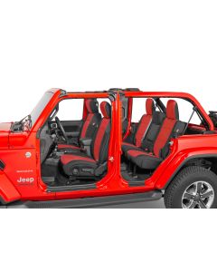 Diver Down  Front and Rear Neoprene Seat Covers for 21-25 Jeep Wrangler JL Unlimited 4Xe with Rear Seat Center Armrest