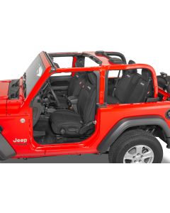 DIVER DOWN JEEP LOGO SEAT COVER BLK JL 2DR (with JEEP LOGO)