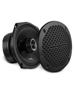 DS18 PRO-ZT69 6x9" Coaxial Mid-Range Loudspeaker with Water-Resistant Cone Built-in Bullet Tweeter and Grill | 275W RMS 4-Ohm 