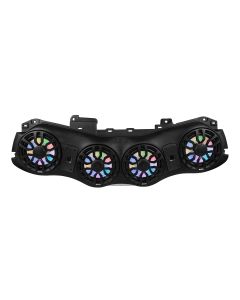 DS18 JL24-SBAR/BKLD Loaded Overhead Sound Bar with 4 X 8" NXL-IQ8 Marine Speakers for 24-25 Jeep Wrangler JL & Gladiator JT