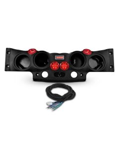 DS18  Overhead Bar System with 4 PRO-TW4L Tweeters & 2 Drivers PRO-DRNSC1.5  for 07-18 Jeep Wrangler JK
