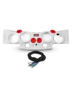 Jeep JK/JKU Overhead Bar System Fits 4 X 8" Speakers (Not included) 4 X PRO-TW4L and 2 X PRO-DRNSC1.5 and Harness Included -White